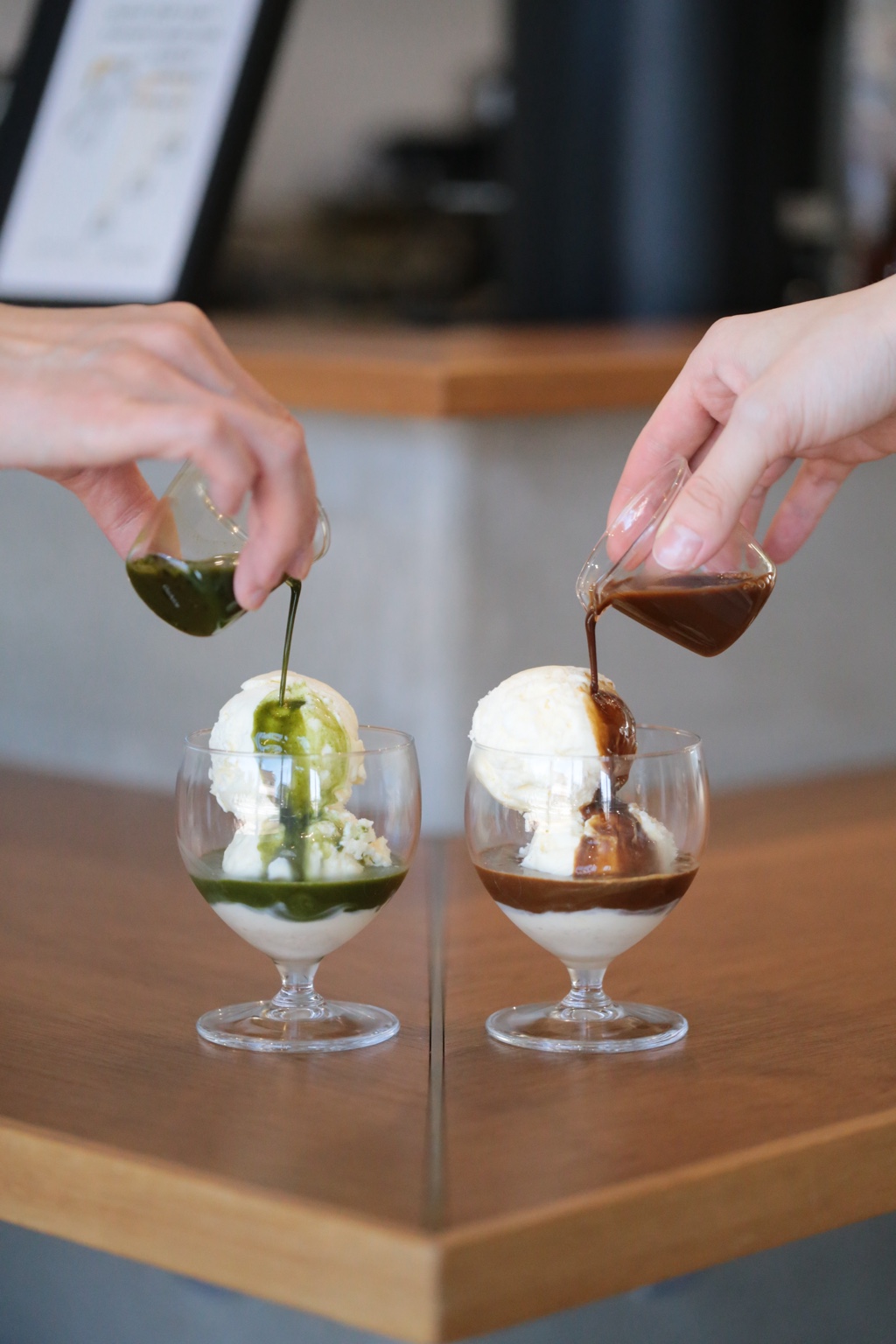 Affogato at USHIICHI